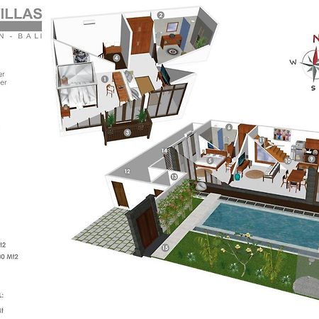 3Br Villa Erja - Minggu Villas Kerobokan  Luaran gambar